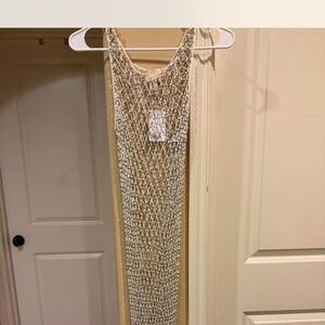 H&M Cream Maxi Dress